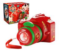 Cámara De Visualización Iluminada, Juguete para Juego De Simulación De Fotógrafo, Cámara De Proyección para Niños, Diseño Apto para Niños, Portátil Liviano, 9,5 X 6 X 7,7 Cm, para Niños, Niñas