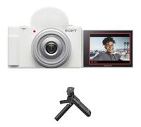 Cámara de vlogging Sony ZV-1F (blanca) + Sony GP-VPT2BT negro nuevo
