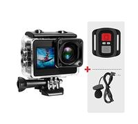 Camara Deportiva, Cámara de acción A10 4k EIS Ultra HD 20MP 170D Cámara Impermeable subacuática Pantalla táctil 4X Zoom Video Go Sport Pro CAM,Al Aire Libre, Deportes, Vídeo(Option5,CAM and Remote Mi