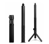 Cámara deportiva de aluminio invisible selfie stick Bullet Time Hand Grip trípode 28-111CM para cámara deportiva Insta360 VR