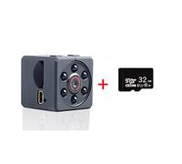 Camara Deportiva, Mini cámara MD18 HD 1080P visión nocturna detección de movimiento Mini videocámara portátil acción deporte DV coche DVR Dash Cam Micro cámara ,Al aire libre, Deportes, Vídeo(32G Came