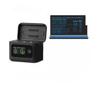 Cámara Deportiva Panorámica con Batería De Iones De Litio De 2800 MAh, Compatible con Insta360 X5(1battery 1charger)