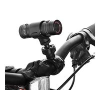Cámara Deportiva para Casco de Bicicleta, Mini Cámara de Acción Full 1080p HD, Cámara de Video Impermeable Portátil de Gran Angular de 120 °, Micrófono Incorporado, para Motocicleta, Bicicleta, Casco