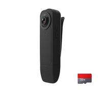 Cámara deportiva portátil A18 con resolución 1080P, vista nocturna para viajes y seguridad, cámara de seguridad ligera, portátil, con clip, para exteriores