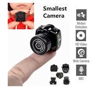 Camara Deportiva, Tiny Mini Camera HD Video Audio Recorder Webcam Y2000 Videocámara Small DV DVR Security Secret Nanny Car Sport Micro Cam con micrófono ,Al aire libre, Deportes, Vídeo(Only Camera)