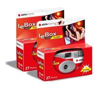 Cámara desechable AgfaPhoto LeBox Flash Pack 2X 27 fotos con flash