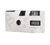 Cámara Desechable de 35mm, Cámara de Película Vintage con Flash, 16 Exposiciones, Fácil de Usar, Cámara de Película de un Solo Uso para Viajes de Boda de Cumpleaños