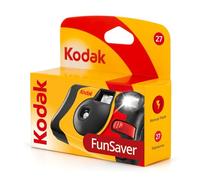 Cámara desechable Kodak FunSaver Flash 27exp - 35 mm, Flash automático (Encendido/Apagado), indicador LED, Control de exposición automático - Color Negro.