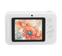 Cámara Digital, 1080P 40MP Cámara Digital de Apuntar y Disparar con Zoom Digital 8X, Cámara de Vlogging de Enfoque Automático con Pantalla de 2,4 Pulgadas para Adolescentes (White)