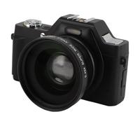 Cámara Digital 2.88in LCD Display HD 4K Video 58MP Auto Focus 20X Zoom Portable Vlog Camera para Transmisión en Vivo (Black)