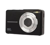 Cámara Digital, 44MP 1080P HD 16x Zoom Autofocus Cámara Compacta con Pantalla IPS, Detección de Rostros, Batería Grande, Liviana, para Fotografía, Viajes, (Enchufe Europeo de 100