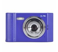 Cámara Digital, 48MP HD 2.7K Zoom 8X Sensibilidad a la Luz Automática Pantalla IPS Compacta de 2.8 Pulgadas Enfoque Automático Cámara Antivibración Cámara Portátil para Viajar,