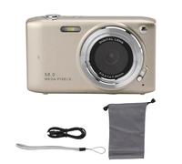 Cámara Digital 4K, 58MP HD 2.88 Pulgadas IPS Pantalla 16x Zoom Autococus Cámara compacta de Bolsillo, Cámara fotográfica de Autofocus DigitalZoom, cámara compacta de Enfoque (Or)