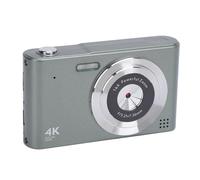 Cámara Digital 4K, Cámara de Vlogging Auto Focus 16x Zoom 48MP con Pantalla de 2.4 Pulgadas, Cámara Compacta Anti Shake con Flash, para Fotografía de Viaje (Green)