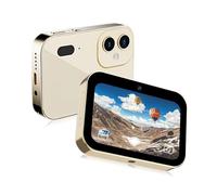 Cámara Digital 4K, Cámara para Niños con Pantalla Táctil de 3 Pulgadas para Fotografía, Reproductor de MP3 de 64 MP, Cámara de Vlogging, Enfoque Automático, Zoom 16X, Cámaras