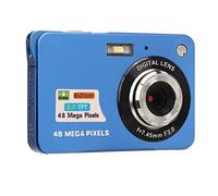 Cámara Digital 4K, Cámara Vlogging de 48 MP con Pantalla LCD de 2,7 Pulgadas, Zoom Digital 8X, Cámara de Vídeo Grabadora Compacta, Mini Cámara Portátil para Niños, Principiantes