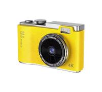 Cámara Digital 4K CCD con Digital de 8X para Estudiantes, Cámara Compacta de Fotografía Digital, Cámara para Selfies con Pantalla Giratoria de