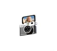 Cámara digital 4K construida alrededor del comportamiento de enfoque fácil de usar y adaptación de escena asistida por flash para uso diario (negro)