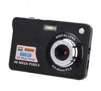 Cámara Digital 4K de 48MP con Zoom de 8X, 20 Filtros para Vlogging Infantil, Modo Selfie, Grabación de Momentos Diarios, Selfies de Viaje, Grabación de Video, Pantalla Abatible,