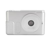 Cámara Digital 4K de 48MP con Zoom Digital de 16X, Pantalla de 2,4 Pulgadas, Cámara Compacta y Portátil, lo Mejor para Niños, Estudiantes y Vlogs (Silver)