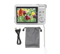 Cámara Digital 4K para Adolescentes Blogger Pareja, 48MP HD Pantalla TFT de 2,7 Pulgadas Zoom 8X Enfoque Automático Cámara Compacta de Bolsillo Antivibración para Fotografía de