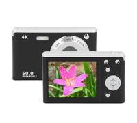 Cámara Digital 4K para Fotografía 50MP, Enfoque Automático y 16x Punto de Zoom Digital y Disparar Camara, Anti-Shake, Construido en Relleno, para Tensos Adultos Adultos Adultos