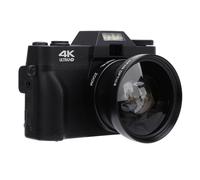 Cámara Digital 4K para fotografía, cámara de vídeo con Zoom Digital 60FPS 56MP 16X con Pantalla abatible de 3 Pulgadas y 270 Grados, para Selfies fáciles y Tomas a Distancia