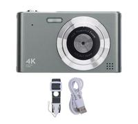 Cámara Digital 4K para Fotografía, Cámara Vlogging de 48 MP para Youtube con Zoom de 16x Pantalla IPS de 2,4 Pulgadas Flash Antivibración, Cámara Digital de Viaje para (Green)