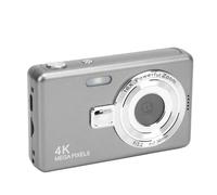 Cámara Digital 4K, Q12 50MP Pantalla HD de 2,4 Pulgadas Cámara Digital de Apuntar y Disparar con Zoom de 16X, Cámara de Vlogging Compacta Antivibración para Niños, (32GB)