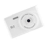 Cámara digital 4K transparente de 50 MP para niños con zoom de 8 x y parpadeo LED para fotografía creativa, accesorio de compañeros