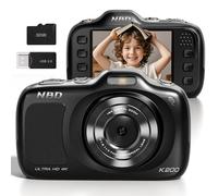 Cámara digital 4K verdadera de 64 MP con enfoque automático de zoom de 16X, cámara de vlogging para principiantes con tarjeta de 32 GB, modo de belleza, cámaras portátiles ultra compactas para