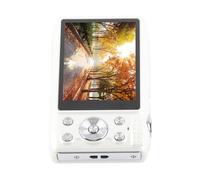 Cámara Digital 58MP 4K HD Pantalla IPS de 2,88 Pulgadas Zoom 16X Enfoque Automático Compacta para Fotografía de Viajes Vlogging (White)