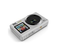 Cámara Digital 5K de 80 MP con Pantalla Dual y de 18X para Vlogs y Selfies, Ideal para Adultos y Estudiantes. Grabadora de Video Portátil.