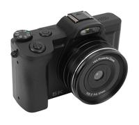 Cámara Digital 5K, Pantalla IPS de 3,5 Pulgadas, Zoom Digital de 16X de 48 MP, Enfoque automático, cámara de vlogueo, 3 Modos de Flash, cámara de Viaje con Filtro UV de 58 mm