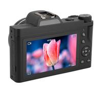 Cámara Digital 5K para Fotografía, Cámara Vlogging de Enfoque Automático de 48MP, Cámara de Vídeo con Zoom Digital 16X con Luz de Flash de Pantalla de 3,5 Pulgadas para