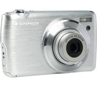 AGFA Photo Realishot DC8200 - Cámara Digital Compacta, 18MP, Video Full HD, Pantalla LCD 2.7'', Zoom Óptico 8X, Batería de Litio y Tarjeta SD de 16GB - Plata