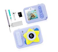 Cámara digital apta para niños, imagen de 4800 W, 1080P, IP68, diseño fuerte, ideal para nadar, jugar en la nieve, cámara apta para niños