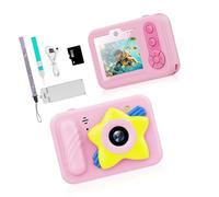 Cámara digital apta para niños, imagen de 4800 W, 1080P, IP68, diseño fuerte, ideal para nadar, jugar en la nieve, cámara apta para niños