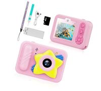 Cámara digital apta para niños, imagen de 4800 W, 1080P, IP68, diseño fuerte, ideal para natación, nieve, jugar, cámara a prueba de niños