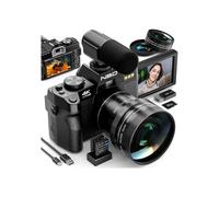Cámara digital - BAZARLAND30 - 4K - 48MP - Zoom digital 16X - LCD IPS de 3,0 pulgadas