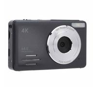 Cámara Digital, cámara compacta 4K de 64 MP con Zoom Digital de 16X y luz LED de Relleno, Pantalla de 2,88 Pulgadas, cámara de vlogueo con Enfoque automático para Adolescentes