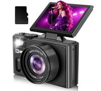 Cámara digital, cámara de viaje 5K 80MP para fotografía compacta