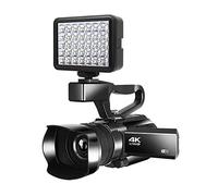 Cámara Digital, Cámara de vlogging de cámara vlog digital 4k for la cámara web 4 8MP wifi 30x Cámara de vlogging digital zoom con cámara de grabadora de pantalla táctil de 3.0 pulgadas(128GB SD Card,R
