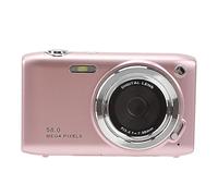 Cámara digital, cámara de zoom digital, 58M 4K enfoque automático para vlogs (PINK)