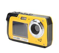 Cámara Digital, Cámara Digital de Pantalla Dual 4K 56MP, Zoom Digital 18X Cámara de Video Subacuática Impermeable de 10 Pies para Exteriores, para Niños y Niñas