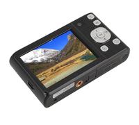 Cámara Digital Cámara Fotográfica Digital de Nivel Básico Videocámara Digital con Tarjeta de Memoria Dual para Estudiantes Adultos, Cámaras Digitales de Disparo Puntual (Black)