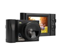 Cámara Digital, Cámara Pequeña de 2,5K y 24MP con Pantalla de 2,88 Pulgadas, Cámara Compacta del Zoom 1800mAh de 16x Digitaces, Cámara WiFi sin Espejo para Viajes, Reuniones de