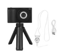 Cámara Digital, Cámara Pequeña HD 1080P 40MP con Trípode, Grabación de Vídeo Selfie, Marcos de Fotos y Filtros Multicolores, Juegos de Rompecabezas Integrados,para Niños y Niñas