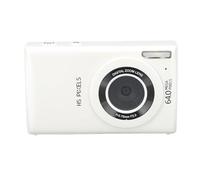 Cámara Digital, Cámara Vedio 4K 64MP con Zoom Digital 18X, Cámara Vlogging de Enfoque Automático con Pantalla de 2,8 Pulgadas, Cámara Pequeña Compacta para Niños y Niñas (White)