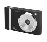 Cámara Digital, Cámara Vlogging Digital de 48MP, Profesional, Detección de Rostros Antivibración, Grabación Continua para Playa y Fiesta (Black)